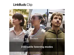 Навушники TWS Sony LinkBuds Clip Gray (WFLC900C.CE7) - мініатюра 11