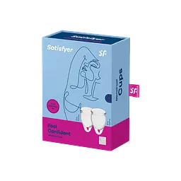 Satisfyer Feel Confident Menstrual Cup - Менструальні чаші, 15 та 20 мл (прозорі) - мініатюра 8