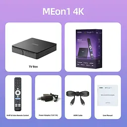 Смарт ТВ приставка Mecool MEon1 NETFLIX 2/32 Гб Google TV 14 Smart Box - мініатюра 2