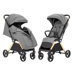 Прогулянкова коляска для дітей від 6 місяців і вагою до 22 кг Cross Owl Grey Carrello сірий