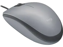Миша Logitech M110 Silent-MID GRAY-USB-AKOYA - мініатюра 3