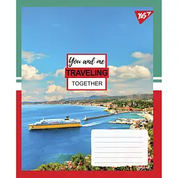 Набір зошитів Yes Travel A5 в лінію 96 листів 5 шт. - мініатюра 3