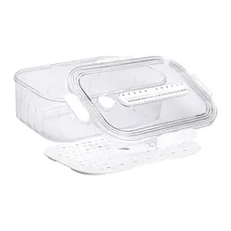 Контейнер для зберігання продуктів 32.5*22.5*11 см, білий Yiwu HP-27-2 - мініатюра 17