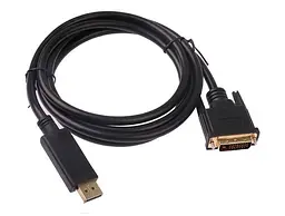 Кабель DisplayPort M-DVI-D 25 M, 1.8 м, чорний