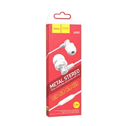 Навушники Hoco M98 Delighted metal With Microphone срібні (38149 silver) - мініатюра 2