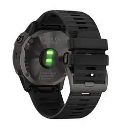 Смарт-годинник Garmin Fenix 6X Pro Solar Titanium Carbon Grey DLC with Black Band (010-02157-21) - мініатюра 2
