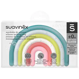 Прорізувач Suavinex Step 1 силіконовий з бульбашками мультиколір (401432) - мініатюра 2