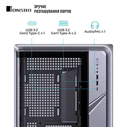 Корпус JONSBO BO400CG Gray - мініатюра 7