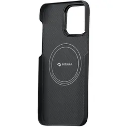 Чохол-накладка Pitaka MagEZ Case 3 Twill 600D Black/Grey для iPhone 14 Pro (KI1401PA) - мініатюра 3