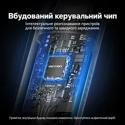 Кабель Vention TRGBF USB-C - USB-C USB 3.2 Gen 2 PD 100 Вт 4K 1 м чорний (TRGBF) - мініатюра 12