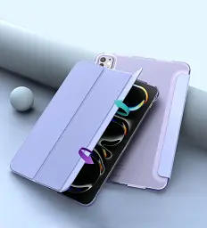 Чохол до планшета BeCover Tri Fold Hard Apple iPad Pro 11" M4 2024 Purple (711729) - мініатюра 3