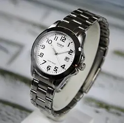 Годинники наручні жіночі сталеві модні оригінальні Casio Collection LTP-1259PD-7BEF - мініатюра 3