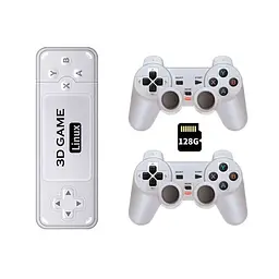 Ігрова приставка геймстик консоль Powkiddy Boyhom Y6 3D Linux Game Stick 128GB S905X2 + 11000 відеоігор - мініатюра 2