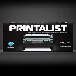 Картридж тон. PRINTALIST для HP CLJ CP2025/CM2320 аналог CC531A Cyan ( 2800 ст.) (HP-CC531A-PL) - мініатюра 2