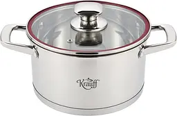 Каструля з кришкою Krauff Prime Chef 26-238-038 16 см 2 л срібляста