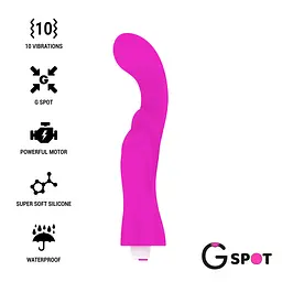 Вібратор для точки G GREGORY, колір: фіолетовий G-SPOT (Іспанія) G-SPOT GS907419 103083 - мініатюра 1