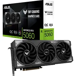 Відеокарта ASUS GeForce RTX5060 8Gb TUF GAMING OC (TUF-RTX5060-O8G-GAMING) - мініатюра 2