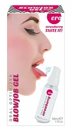 Оральний лубрикант - Ero Oral Optimizer Blowjob Gel Strawberry, 50 мл - мініатюра 1