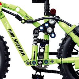 Конструктор велосипед ZHEGAO HIGE SPEED BIKE спортивний швидкісний 244 деталей - мініатюра 5