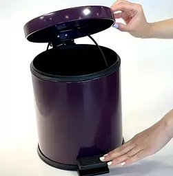 Відро для сміття з педаллю Mertinox 5 л фіолетове 4501.2028S.101.05 violet - мініатюра 4