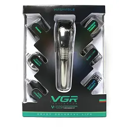 Бездротова машинка для стрижки VGR V-029 тример 6 в 1 - мініатюра 7