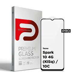 Захисне скло на TECNO Spark 9 Pro (KH7n)/Go 2023 (BF7)/10 4G (KI5q)/10C (KI5m) Infinix Smart 7 (X6515)/7 HD (X6516) з олеофобним покриттям, Pro, повне проклеювання, антистатичний і пиловідштовхуючий шар, 9H, самоклеючеся, 2.5D, на весь екран