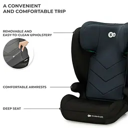 Автокрісло Kinderkraft i-Spark Black (KCISPA00BLK0000) - мініатюра 9