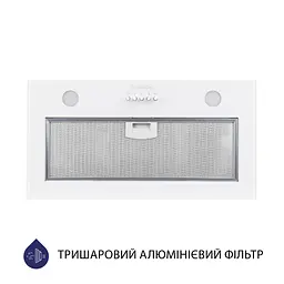 Витяжка повновбудована MINOLA HBI 52621 WH GLASS 700 LED - мініатюра 2