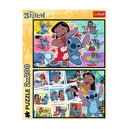 Пазл Trefl Lilo&Stitch Щасливе життя Стіча 2х200 елементів (5900511133349) - мініатюра 4