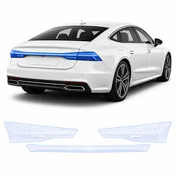 Антигравійна захисна бронеплівка за лекалами для Audi A7 C8 facelift 2023-2025 - задні ліхтарі стопи