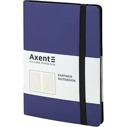 Книга записна Axent Partner Soft A5- в клітинку 96 аркушів блакитна (8206-38-A) - мініатюра 2