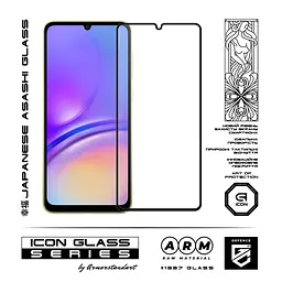 Захисне скло для Samsung Galaxy A05 (A055), Icon, 2.5D загартоване скло, повне проклеювання, глянсове, удароміцне, з олеофобним покриттям, сумісне з чохлами, міцність 9H, проста установка, ArmorStandart (ARM73267) - мініатюра 2