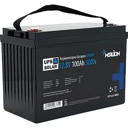 Акумулятор Merlion LiFePO4 12V (12.8V/100Ah/1280Wh) (LFP12-100US) [114211]