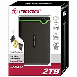 Зовнішній жорсткий диск Transcend 2.5" 2TB (TS2TSJ25M3S) - мініатюра 5