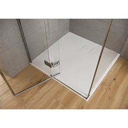 Душовий піддон Cersanit Tako Slim 90x90x4 см квадратний S204-022-PP, Білий, білий - мініатюра 3