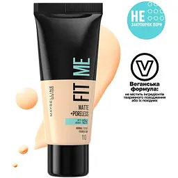 Тональний крем Maybelline New York Fit Me Matte Poreless Foundation відтінок 108 (Rose Vanilla) 30 мл - мініатюра 7