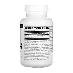Вітаміни Source Naturals Vitamin D-3 5000 мг 240 капсул - мініатюра 2