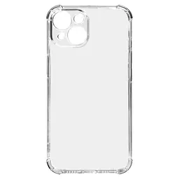 Прозрачный чехол для Apple iPhone 14 с защитой камеры и усиленными бортами, тонкий, силиконовый, бесцветный, ударопрочный, противоударный бампер с закрытой камерой, ArmorStandart (ARM65246)