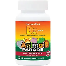 Вітаміни Nature's Plus Sugarfree Vit D3 Chewable 90 tabs (1086-2022-10-2845)