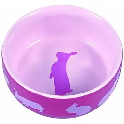 Миска для кролика Trixie керамічна, 0,25 л / 11 см, в асортименті (60733) - мініатюра 2