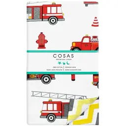 Комплект постільної білизни дитячий Cosas Fire Truck 110 х 140 см (FIRE_CARS_140) - мініатюра 2