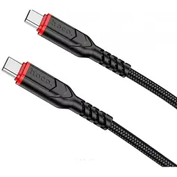 Кабель для заряджання HOCO X59 Type-C to Type-C Victory 60 W data cable 2 м Чорний - мініатюра 2
