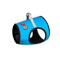 Шлея для собак м'яка Waudog Clothes з QR паспортом, Colors of freedom, XS2, В 28-31 см, С 20-22 см - мініатюра 2