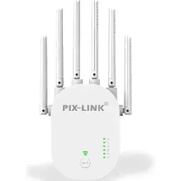 Ретранслятор Wi-Fi Pix-Link LV-WR60T 300Mbps 2.4 GHz підсилювач сигналу репітер White (17964) - мініатюра 2