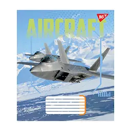 Зошит Yes Aircraft 60 аркушів клітинка (767137), в асортименті - мініатюра 4