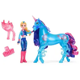 Набір з ляльки та єдинорога Unicorn Academy Ізабель та Бурхливий (SM23203/6072676) - мініатюра 3