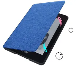 Чохол-книжка BeCover Smart Case для Amazon Kindle Paperwhite 12th Gen. 2024 7" Deep Blue (712845) - мініатюра 4