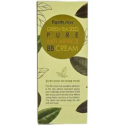 BB-крем для обличчя FarmStay Green Tea Seed Pure Anti-Wrinkle BB Cream 40 г - мініатюра 5