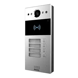 IP-відеопанель на 4 абоненти 2Mp Akuvox R20B SIP зі зчитувачем EM-Marine / Mifare / NFC (87-00033) - мініатюра 2