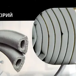Ущільнювач для дверей клейкий D-подібний 6 м HORST сірий (DS-D 9x7,5 GRAY) - мініатюра 12